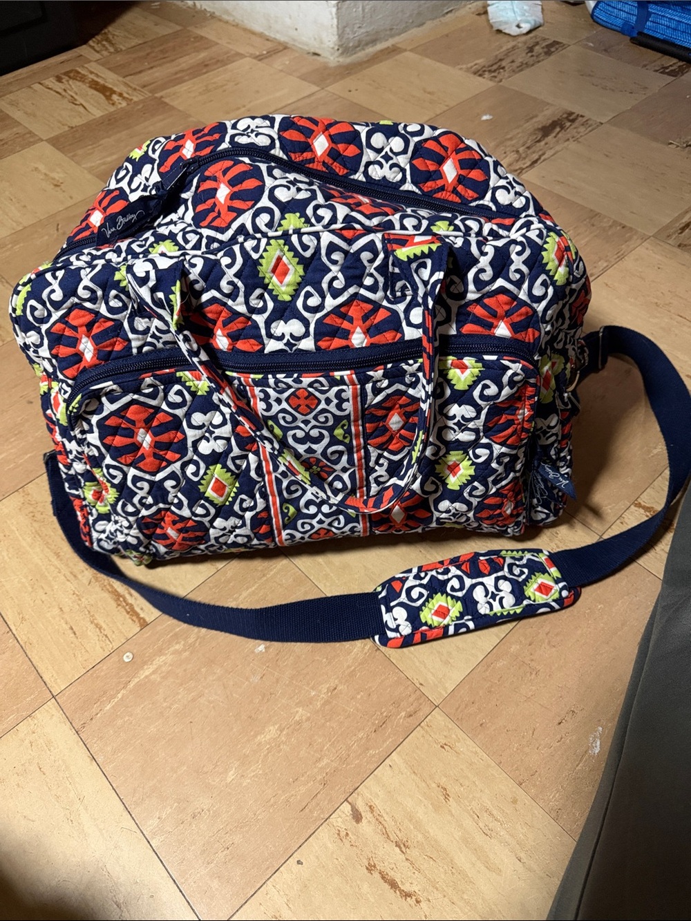 Vera Bradley Sun Valley Quilted weekender Bag